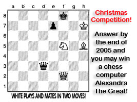 Solve this chess puzzle and win a Chess Computer