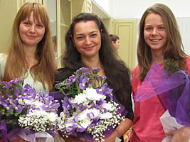 Chess Queen Alexandra Kosteniuk and the Kosintseva sisters