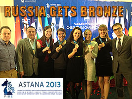 Russian Chess Team in Astana 2013